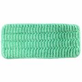 Monarch Brands Scrubbing Wet Flat Mop Pads - 13in , Green, 12PK PNP-M800013G